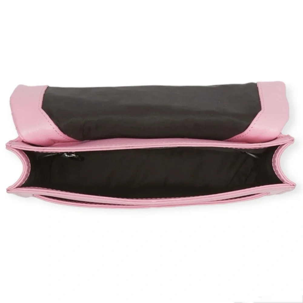 REBECCA MINKOFF Je T'aime Purse Shoulder Bag Medium Bubblegum Pink Handbag NWT - Picture 4 of 8